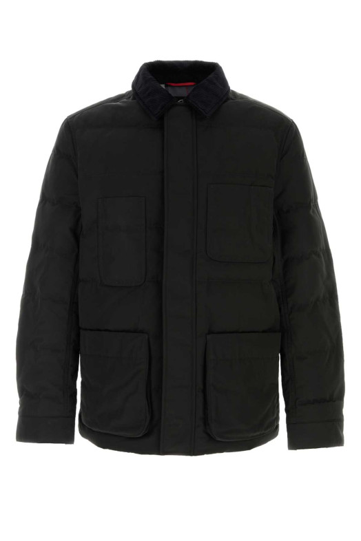 Черная полиэстеровая пуховая куртка Junya Watanabe x Mammut, черная JUNYA WATANABE (WRJ913W26)