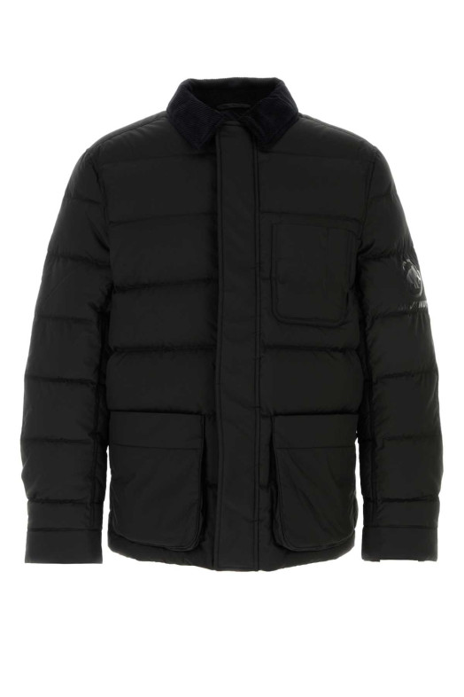 Черная полиэстеровая пуховая куртка Junya Watanabe x Mammut, черного цвета JUNYA WATANABE (WRJ927W26)