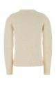 Cream cotton sweater SPORTY & RICH (WS06582000WH37)