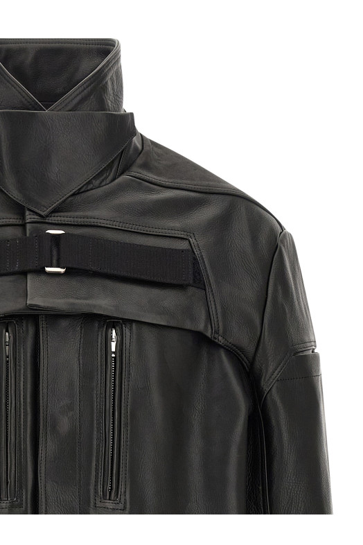 '2 Piece Mac' jacket Black
