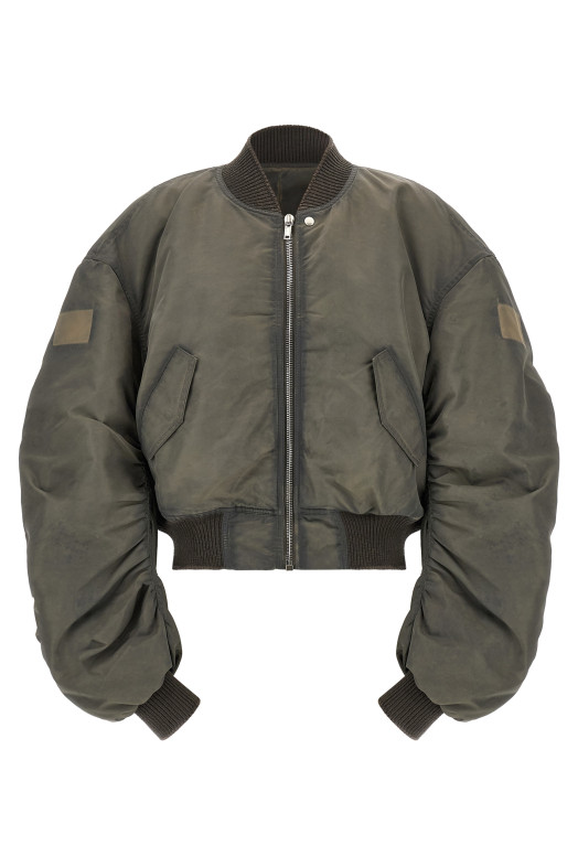 'Secchia Flight' bomber jacket Gray