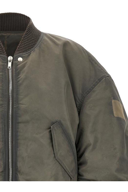 'Secchia Flight' bomber jacket Gray