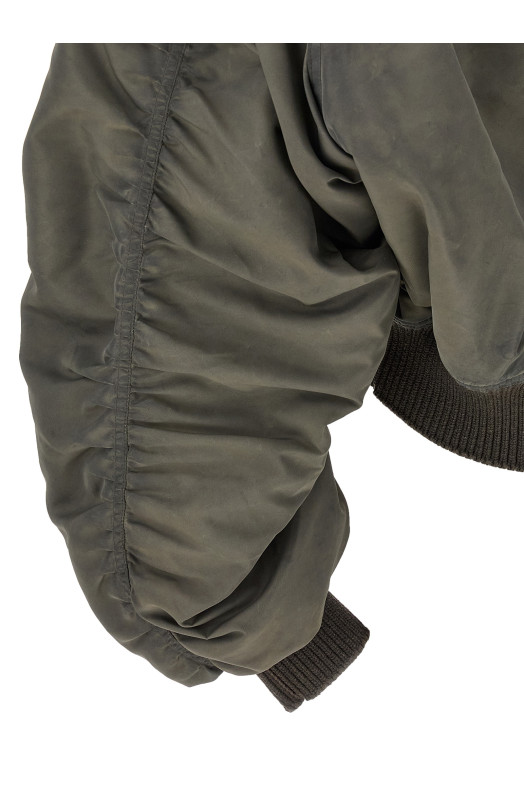 'Secchia Flight' bomber jacket Gray