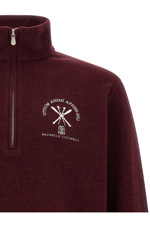 'Apres-Ski' sweatshirt Bordeaux