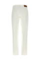 Бархатные брюки белого цвета BRUNELLO CUCINELLI M279NI1780C2200