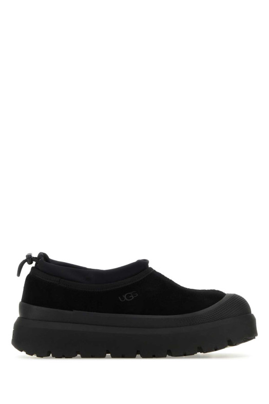 Черные замшевые и резиновые слипоны Tasman Weather Hybrid от UGG (1144096)