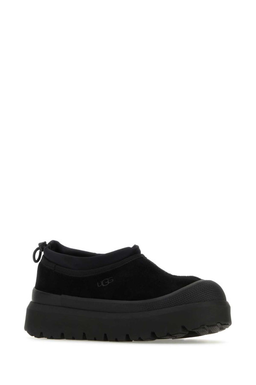 Черные замшевые и резиновые слипоны Tasman Weather Hybrid от UGG (1144096)
