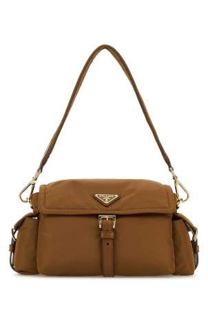 Camel Re-Nylon shoulder bag PRADA (1BD394VNOORDLN)