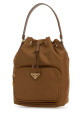 Caramel Re-Nylon Duet bucket bag PRADA (1BH038VUOPRV44)