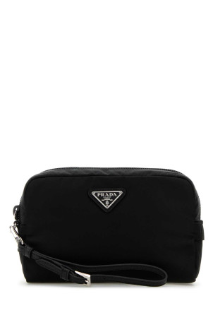 Black nylon beauty case Black PRADA (1NS021R067)