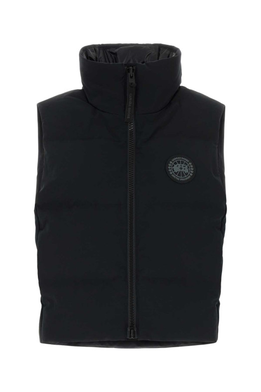 Black polyester blend sleeveless Grandview down jacket CANADA GOOSE (2267WB)