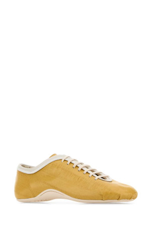 Yellow leather sneakers DRIES VAN NOTEN (2610118080403)