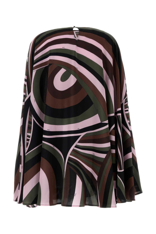 Printed crepe kaftan Green EMILIO PUCCI (6URL026U753)