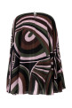 Printed crepe kaftan Green EMILIO PUCCI (6URL026U753)