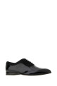 Black leather and satin lace-up shoes DOLCE & GABBANA (A20213A0932)