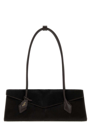 Dark brown calf hair Teckel shoulder bag ALAIA (AA1L2045I047)