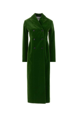 Grass green velvet coat ALAIA (AA9M1247W225D)