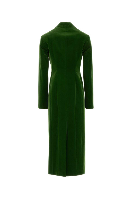 Grass green velvet coat ALAIA (AA9M1247W225D)