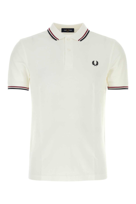 White piquet polo shirt FRED PERRY (M3600)