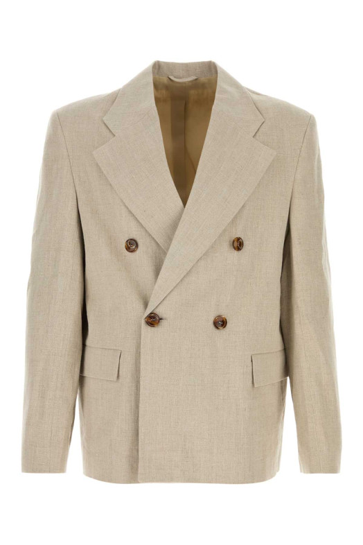 Beige linen Donovan blazer SEFR (MSS26DONOVANBEI)