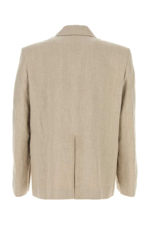 Beige linen Donovan blazer SEFR (MSS26DONOVANBEI)