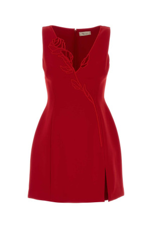 Red stretch cady mini dress BLUMARINE (RF6037T31912A852A)
