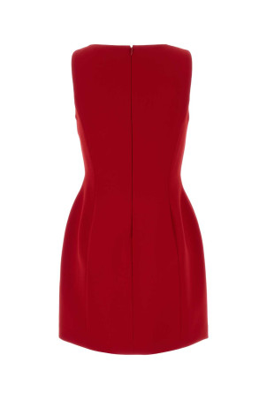 Red stretch cady mini dress BLUMARINE (RF6037T31912A852A)