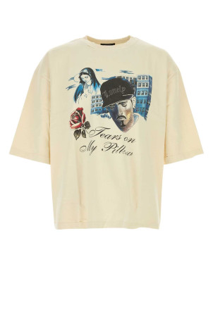 Ivory cotton oversize Tears on my Pillow t-shirt WILLY CHAVARRIA (WCJSY0237)