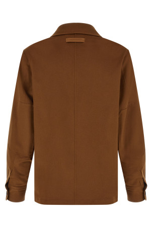 Oasis Cashmere Overshirt  Brown