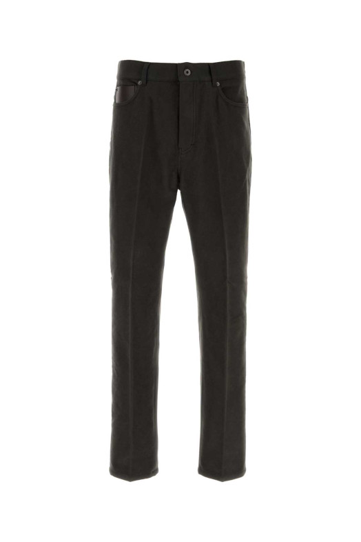 Dark brown flannel pant SALVATORE FERRAGAMO (145949797901)