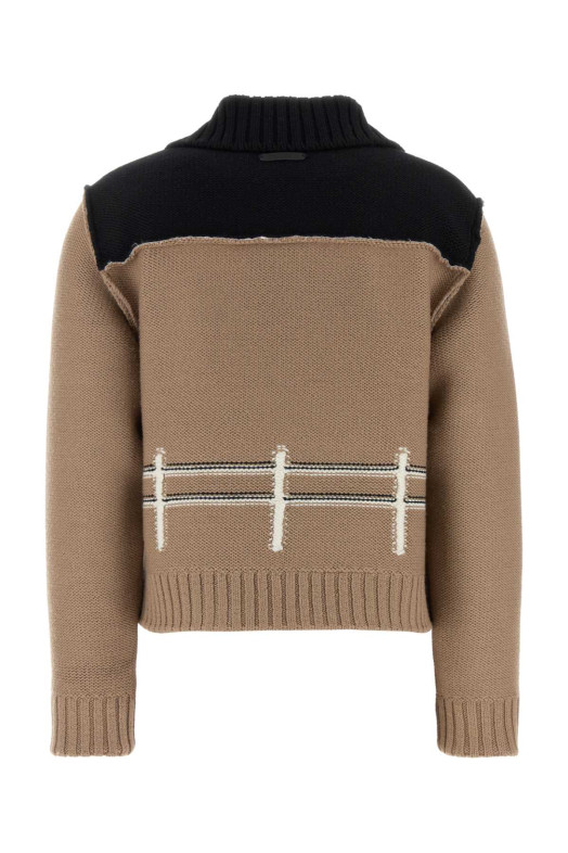 Кардиган из верблюжьей шерсти MOSCHINO (262D05805402)