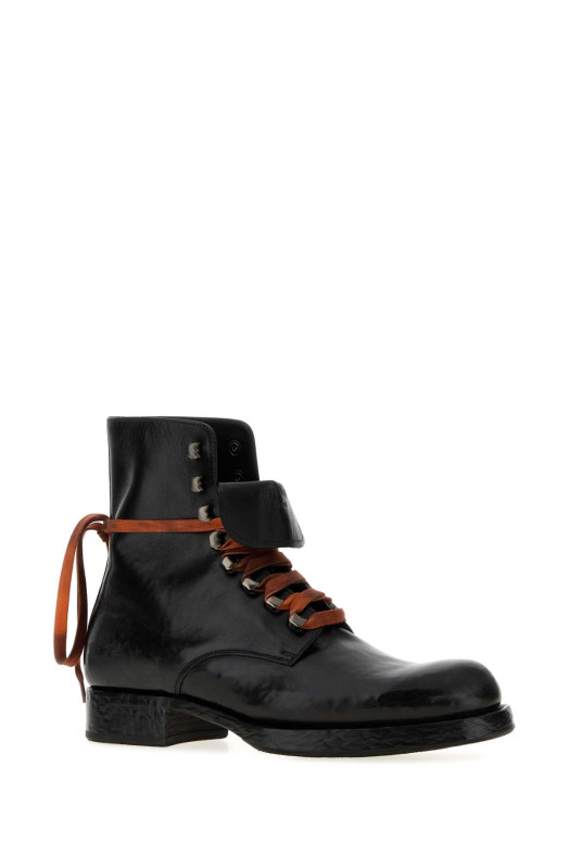 Чорні шкіряні ботильйони Black PRADA (2UF003FX0013ZQE)