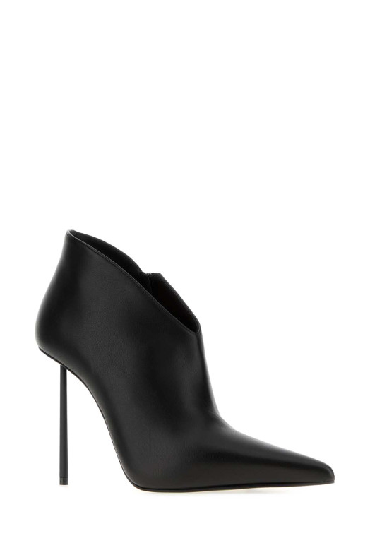 Black leather Futura Nemesi pumps LE SILLA (4153G100BXPPNEM)