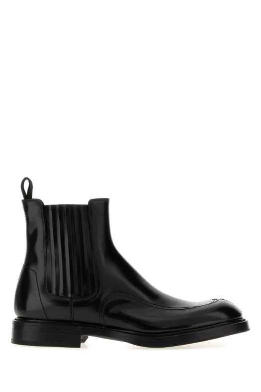 Black leather ankle boots Black DOLCE & GABBANA (A60649A0881)