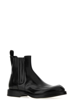 Black leather ankle boots Black DOLCE & GABBANA (A60649A0881)