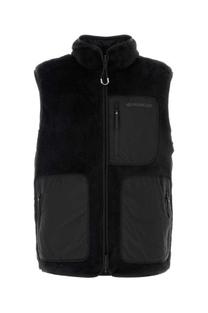 Black eco fur reversible down jacket Black MONCLER (L20918G00007899ML)