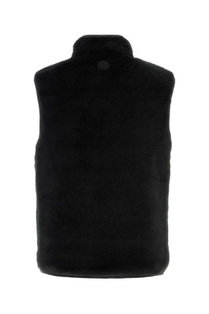 Black eco fur reversible down jacket Black MONCLER (L20918G00007899ML)