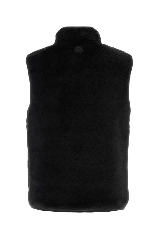 Black eco fur reversible down jacket Black MONCLER (L20918G00007899ML)