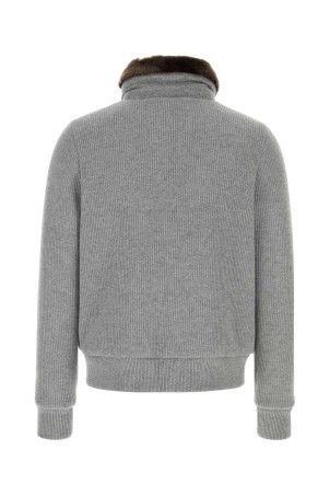 Grey wool blend Levion down jacket Gray MOORER (LEVIONLE)