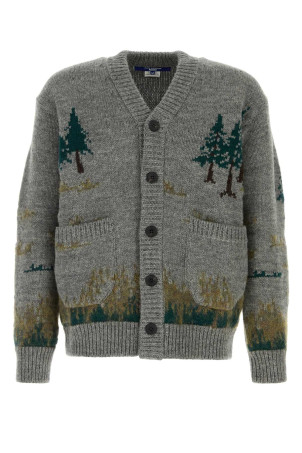 Embroidered wool blend cardigan JUNYA WATANABE (WRN006W26)