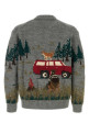 Embroidered wool blend cardigan JUNYA WATANABE (WRN006W26)