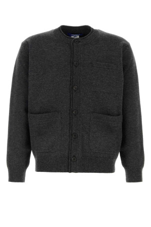 Charcoal wool cardigan JUNYA WATANABE (WRN012W26)