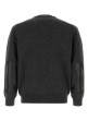 Charcoal wool cardigan JUNYA WATANABE (WRN012W26)