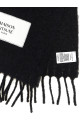 Шарф з логотипом, чорний MAISON KITSUNE LM06206WA0022P199