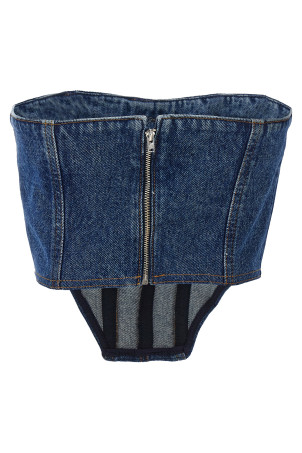 Джинсовий топ-бюстьє Синій DAVID KOMA (PF23DK71DTINDIGO) Джинсовий топ-бюстьє Синій DAVID KOMA (PF23DK71DTINDIGO)