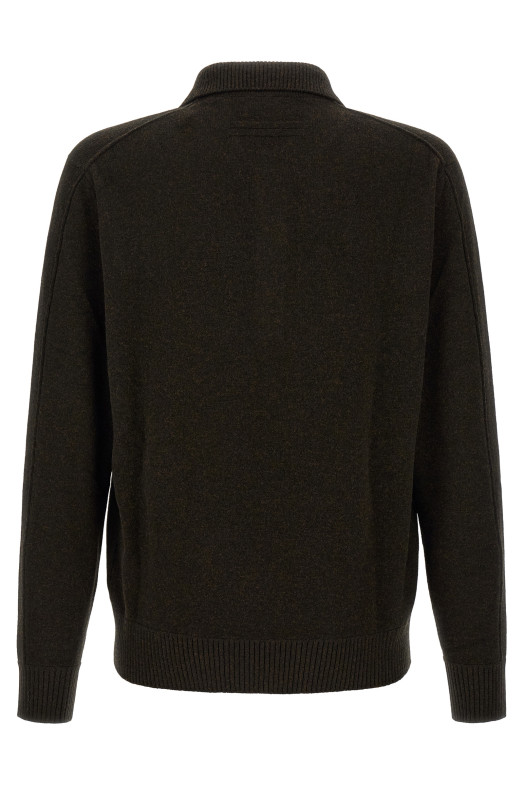 Поло из шерсти и кашемира, коричневого цвета ZEGNA UIB60A4132M99