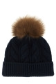 Шерстяна та кашемірова шапка синього кольору MONCLER GRENOBLE L20983B00014A0069742