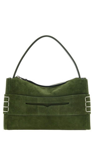 'Loafer' medium handbag Green