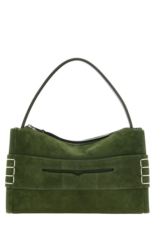 'Loafer' medium handbag Green