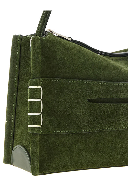 'Loafer' medium handbag Green